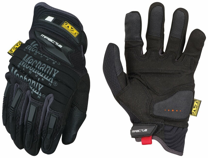 Mechanix M-Pact 2 работни ръкавици, черни