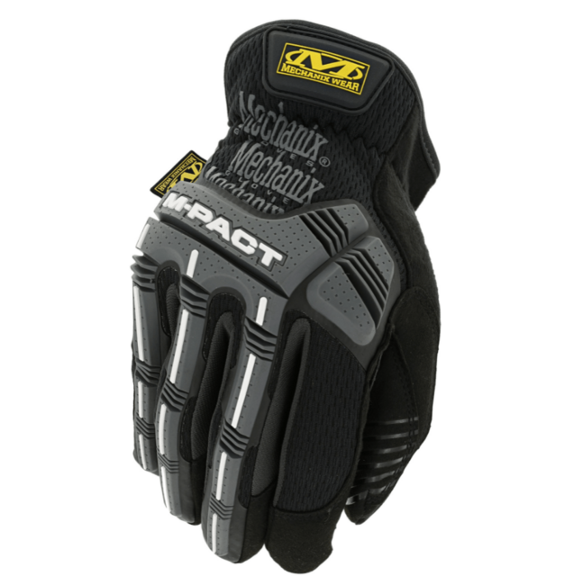 Mechanix M-Pact Open Cuff работни ръкавици, черни/сиви