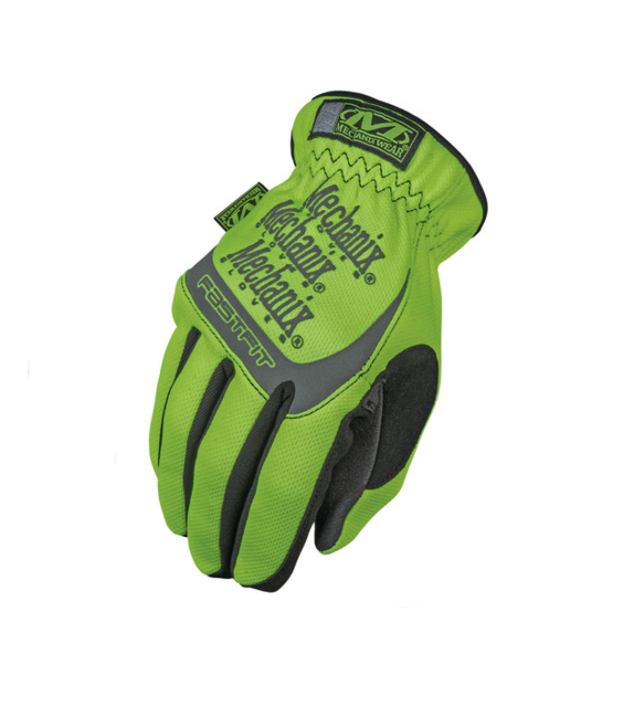 Mechanix FastFit защитни ръкавици Safety, жълти отразяващи