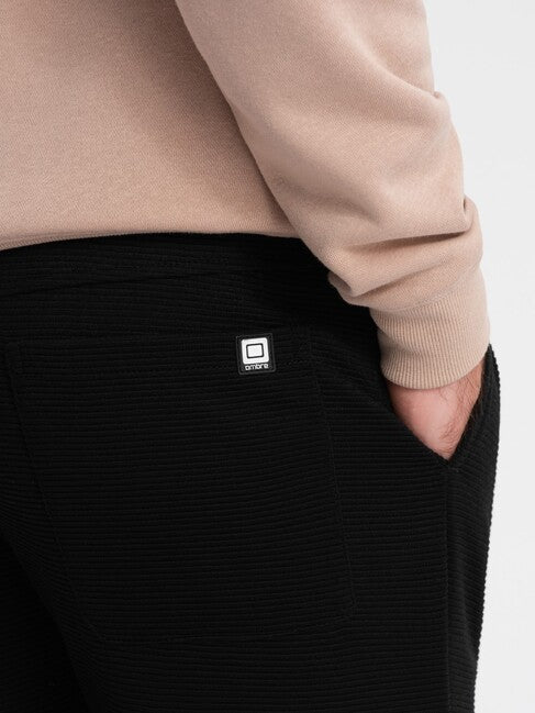 Ombre V1 мъжко jogger долнище, черно