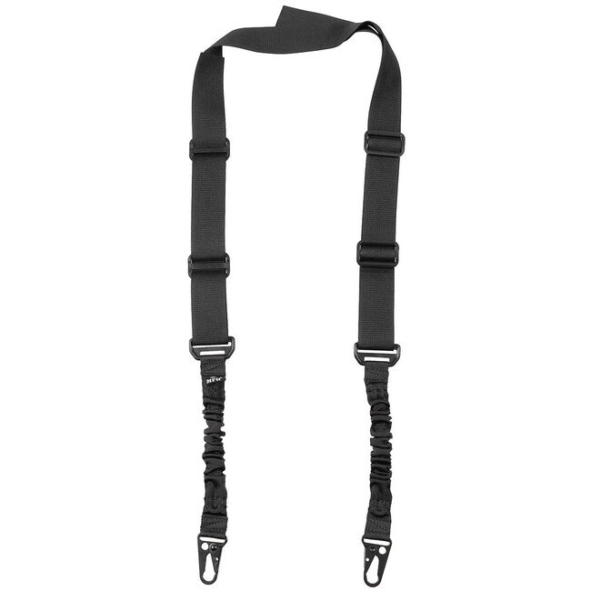 MFH Bungee каишка 2-точкова, черна