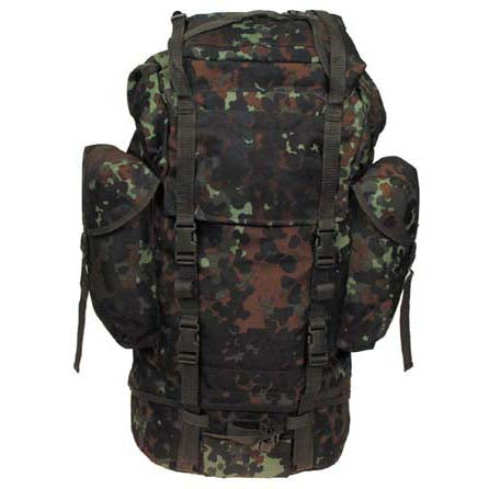 MFH BW раница непромокаема Flecktarn узор, 65L