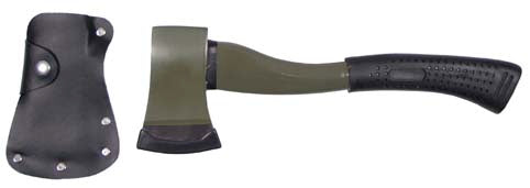 MFH Deluxe брадва с калъф 36cm, зелена