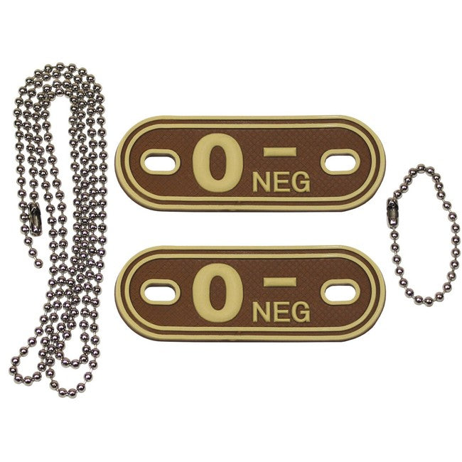 MFH Dog-Tags 3D PVC пилешки етикети NEG, кафяви