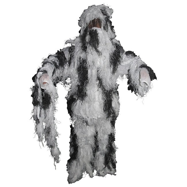 MFH Ghillie Suit маскировъчен комплект, снежен камо