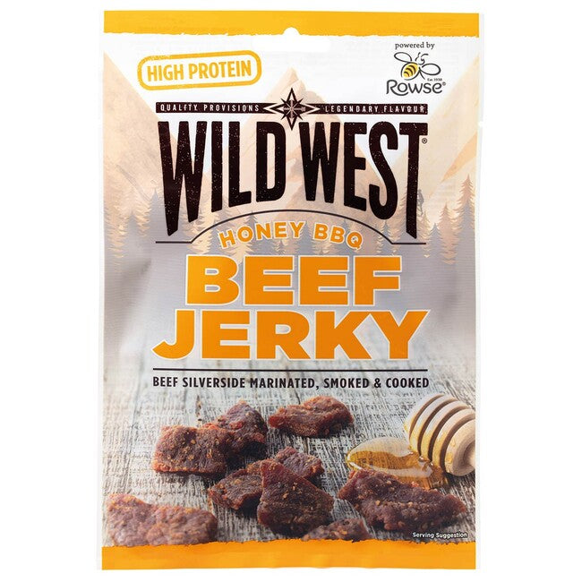 MFH Wild West говяжо сушено месо, Honey BBQ, 60 g