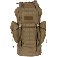 MFH MOLLE Σακίδιο Πλάτης 65L, Αλουμινένια Ράβδος, Coyote