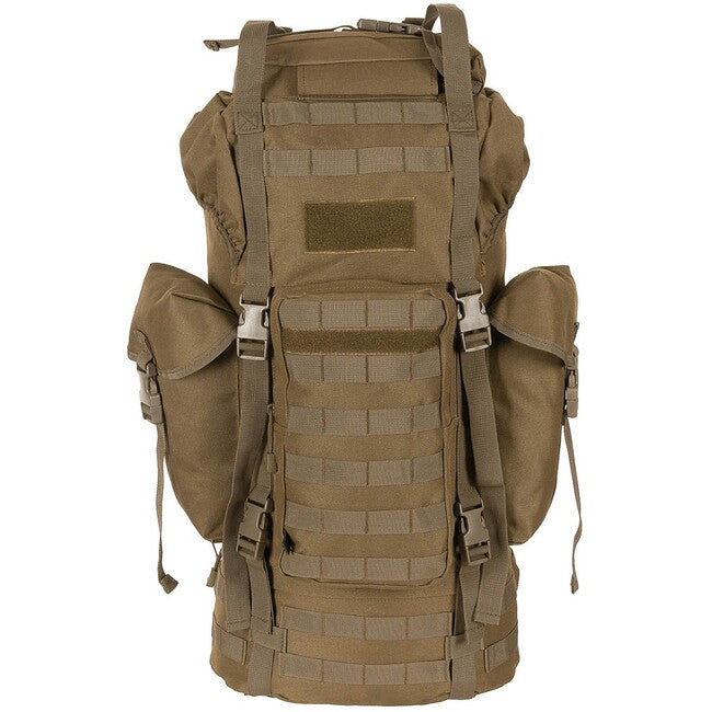 MFH MOLLE раница 65L, алуминиев прът, койот