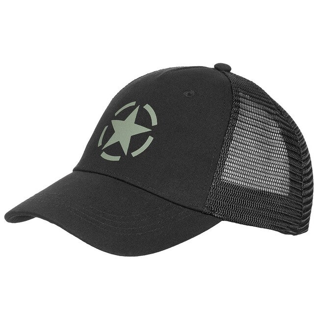 MFH Trucker Cap шапка с козирка, регулируем размер, черна