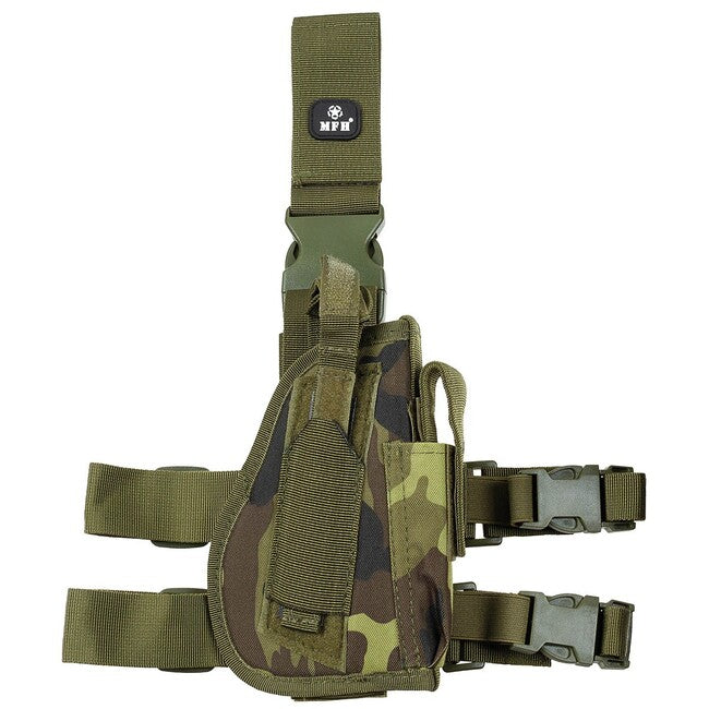 MFH бедрен кобур за оръжие M 95 CZ камо, дясностранен