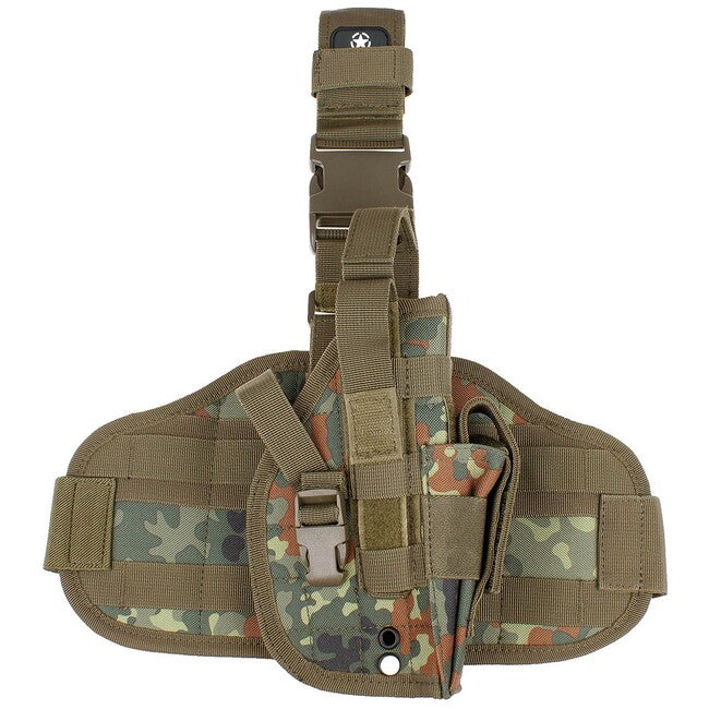 MFH MOLLE бедрен кобур за оръжие дясностранен, BW камо