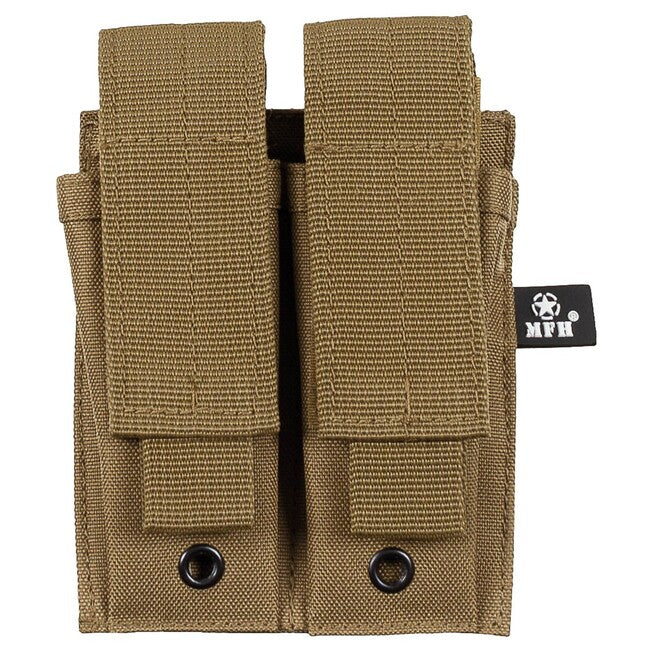 MFH двоен MOLLE чанта, койот тен