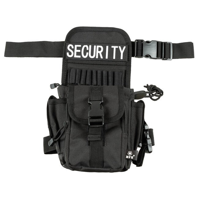 MFH Security чанта за кръста и крак, черна