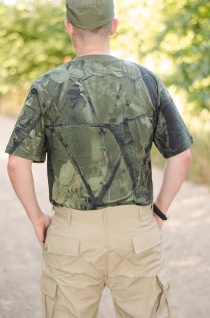MFH тениска ловен Realtree, зелена