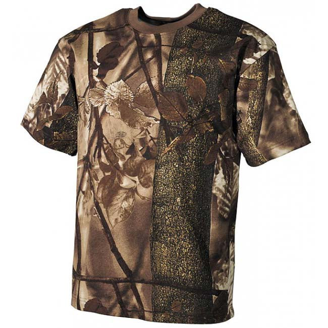 MFH ловджийско-кафяво тениска Realtree модел