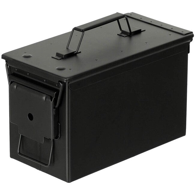 MFH US M2A1 кутия за муниция метална, черна, 30 x 15,5 x 19 см