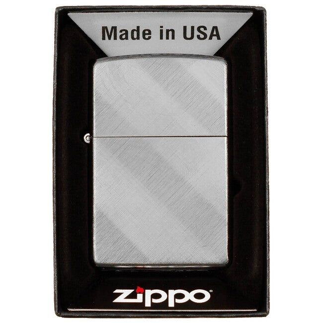 MFH Zippo Diagonal Weave запалка устойчива на вятър, неналята
