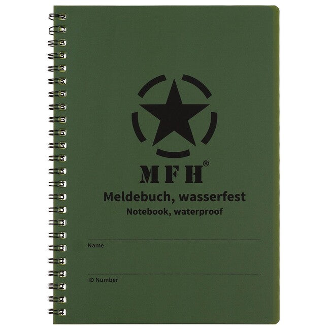 MFH водоустойчив спирален бележник, прибл. 15 x 21 см