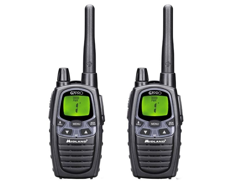 Midland G7 PRO PMR радиостанция, черна, 2 бр.