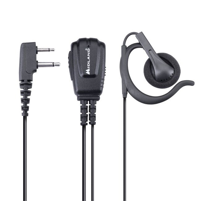 Midland MA24-L Pro Слушалки с PTT и 2-щифт конектор