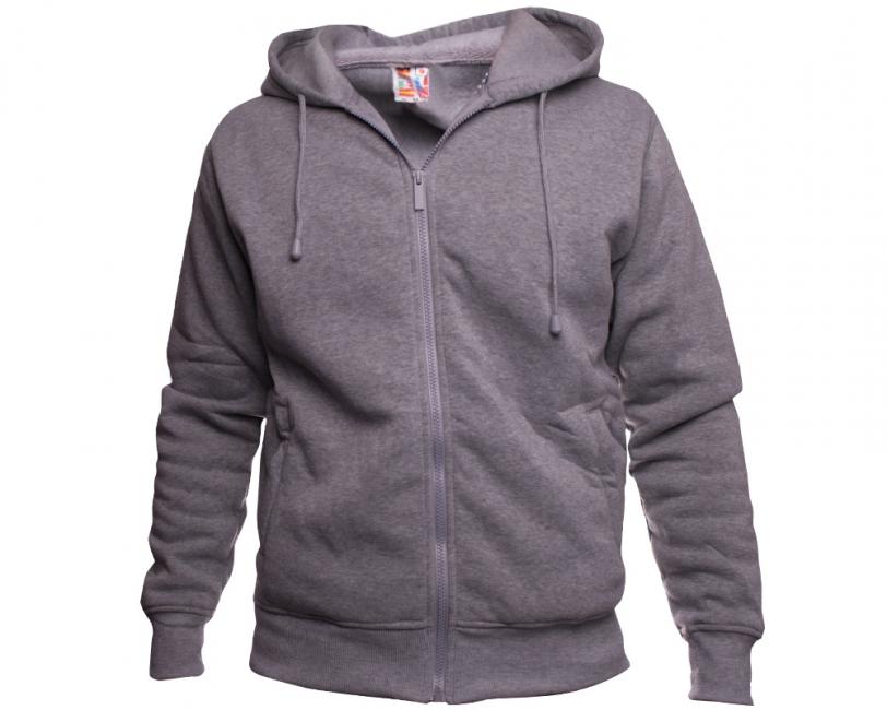 O&T Paulo High Zipper суитшърт, сива
