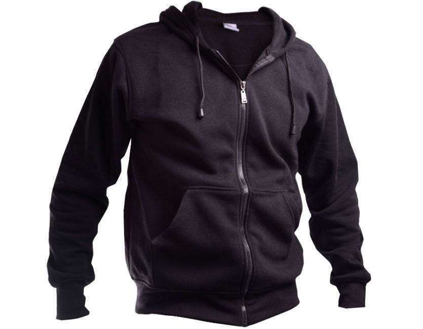 O&T Paulo High Zipper суитшърт с качулка, черен