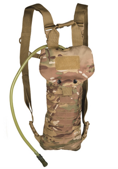 Mil-Tec раница за хидрация с лазерен рез 2.5l, мултикам