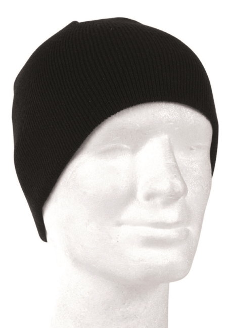 Mil-Tec плетена шапка Beanie, черна