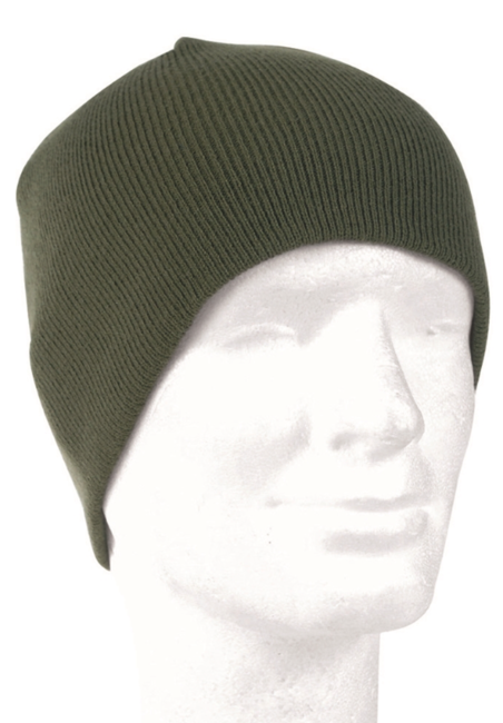 Mil-Tec плетена шапка Beanie, маслинена