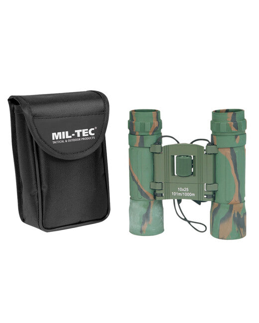 Mil-Tec бинокъл сгъваем 10x25, горска