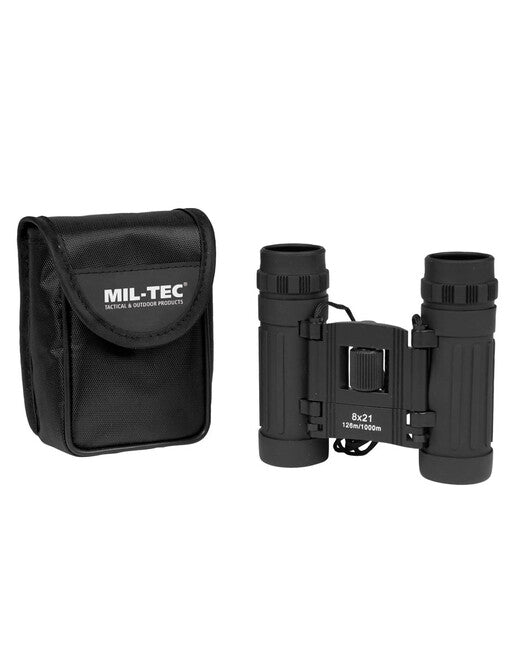 Mil-Tec сгъваем телескоп 8x21, черен