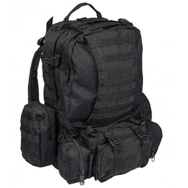 Mil-Tec Defence раница, черна, 36l