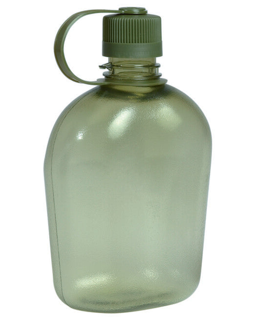 Mil-Tec US Поколение II полева бутилка 1Qt. TRANSPARENT, маслинена