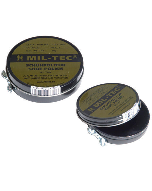 Mil-Tec Крем за обувки, черен, кутия 80g