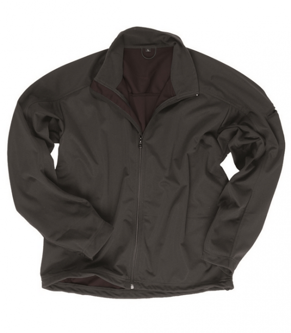 Mil-Tec лайт SoftShell трислойно лека яке, черно