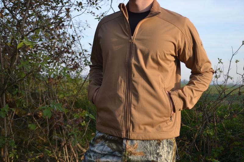 Mil-Tec лайт SoftShell трислойна лека яке, койот