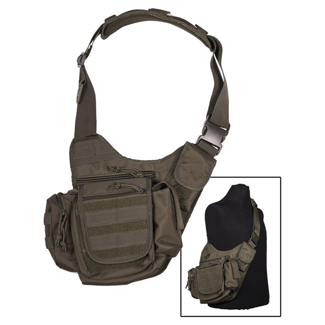 Mil-Tec многофункционална Molle чанта през рамо, маслинена