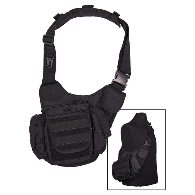 Mil-Tec мултифункционална чанта Molle за кръста, черна