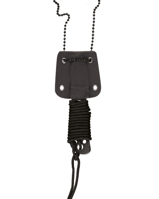 Mil-Tec нож на врат PARACORD в пластмасово калъф на верижка