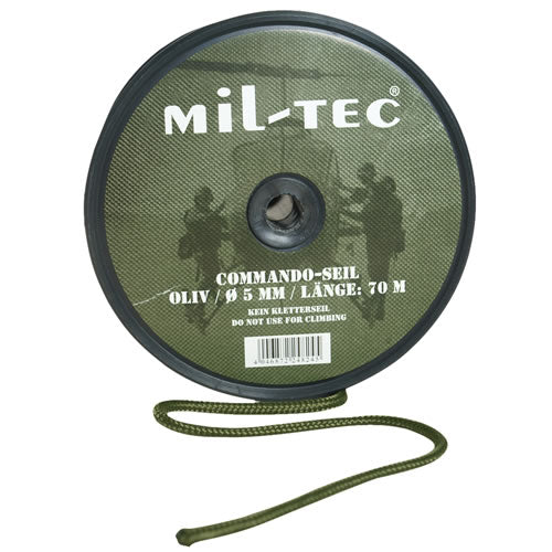 Mil-Tec COMMANDO въже 5MM, OD (70M)