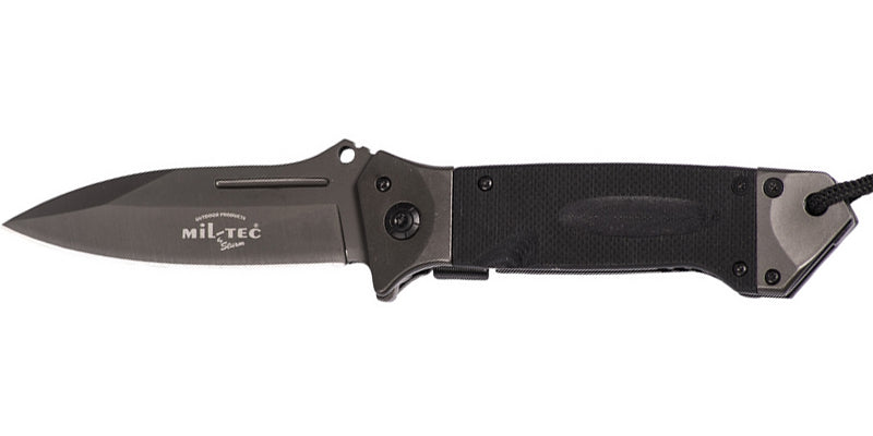 Mil-Tec DA35 сгъваем нож Micarta 22см, черен