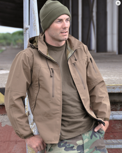 Mil-Tec PCU 3-слойно SoftShell яке, койотово кафяв