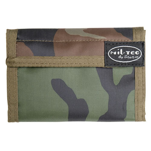 Mil-Tec портфейл с велкро Woodland