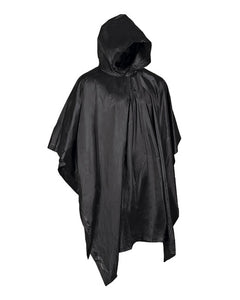 Mil-Tec Vinyl Poncho, Black