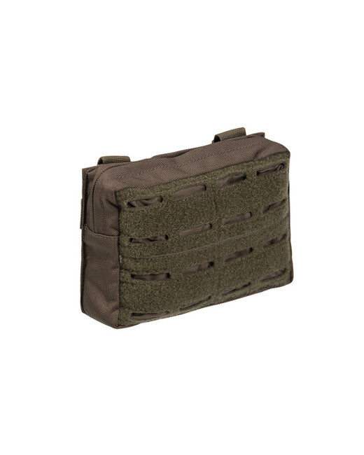 Mil-Tec лазерно изрязване калъф малък хоризонтален MOLLE, зелен