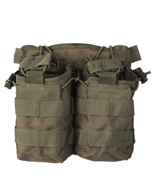 Mil-Tec калъф за пълнител M4/M16 двойна, маслинена