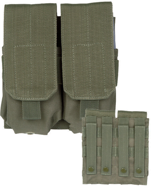 Mil-Tec двойно калъф за пълнители M4/M16, маслинен
