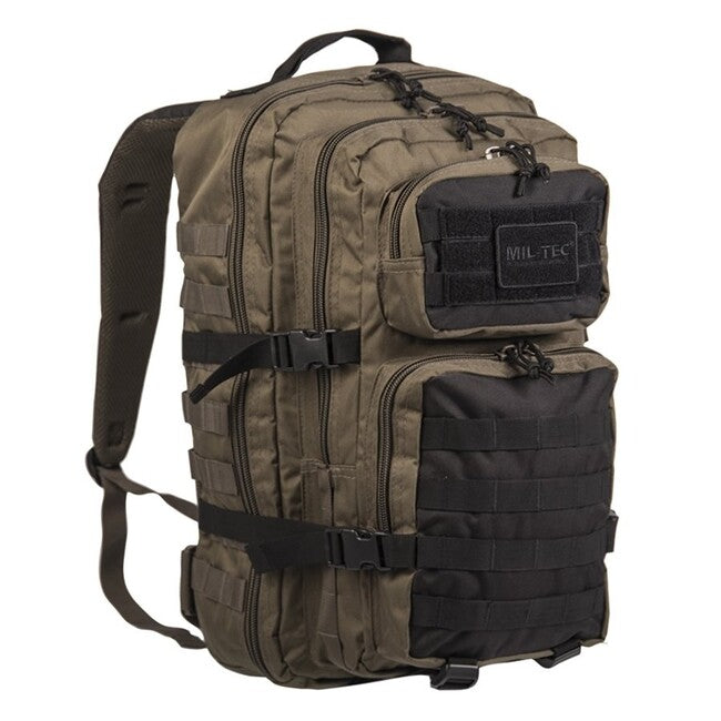 Mil-Tec RANGER US ASSAULT раница голям, зелено-черен