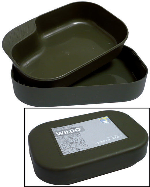 Mil-Tec WILDO® кемп-A-кутия за хранене от пластмаса Riad, маслинен