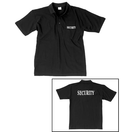 Mil-Tec SECURITY поло тениска, черна